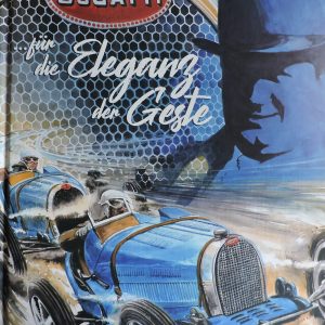 Comic Bugatti für die Eleganz der Geste