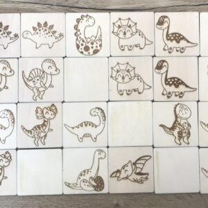 Jeu memory les dinosaures