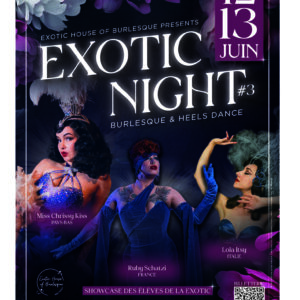 affiche promotion exotic night à Mutzig